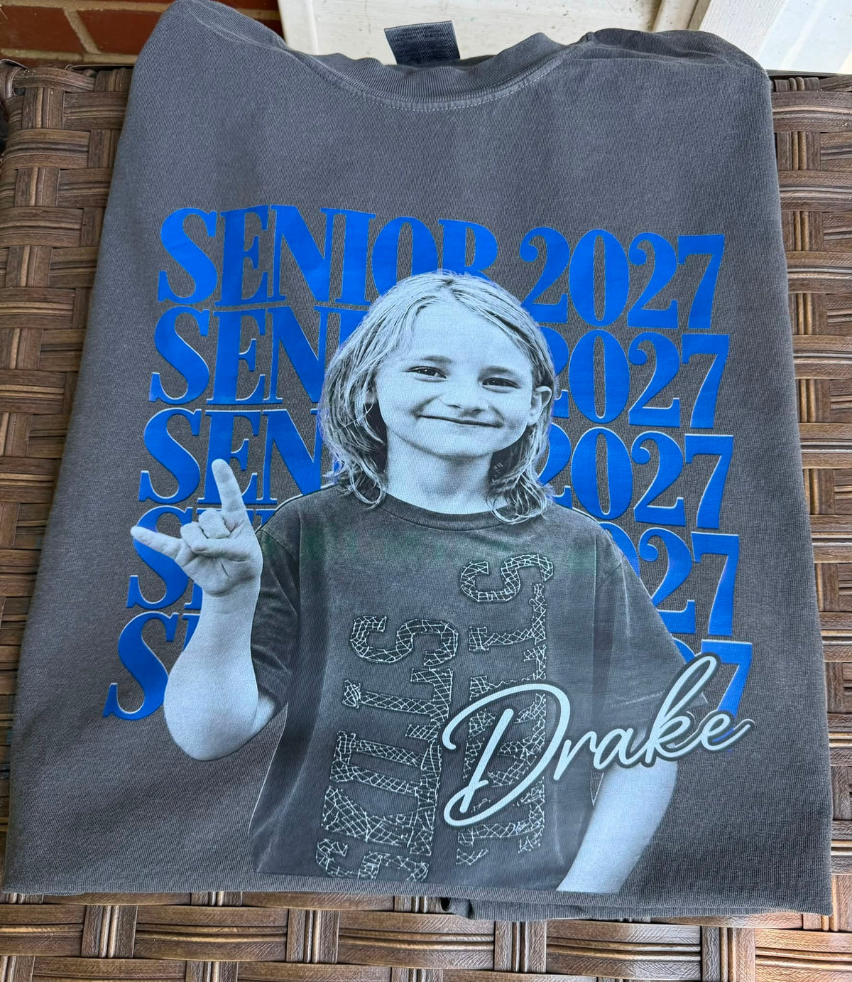 Personalized Senior 2027 — Photo Tee