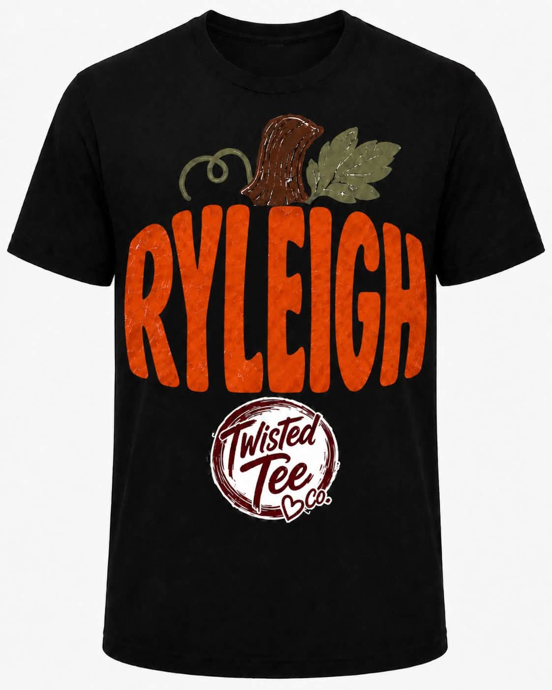 Personalized Kids Pumpkin Name Tee