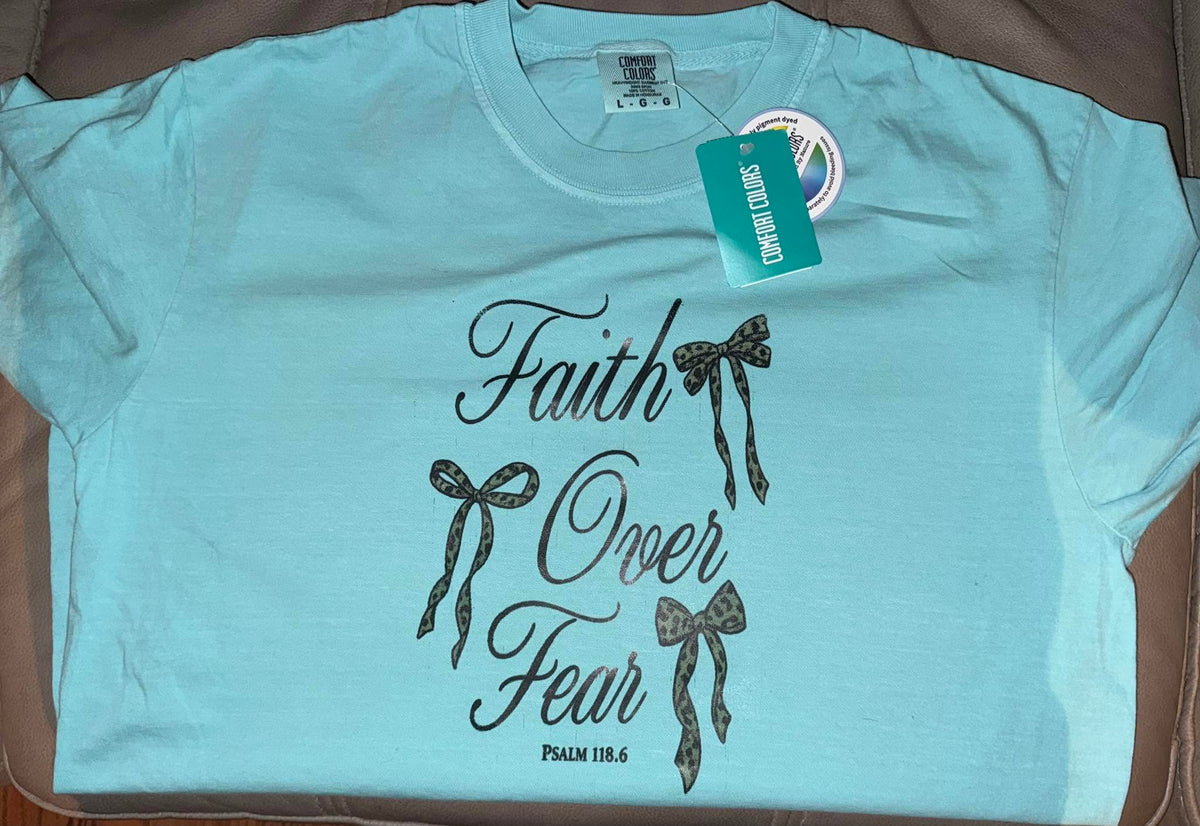 Faith Over Fear — Leopard Bows