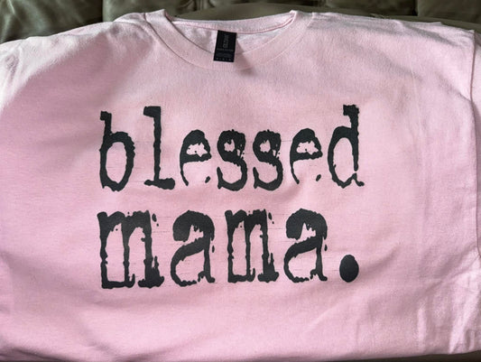 Blessed Mama — Distressed Type