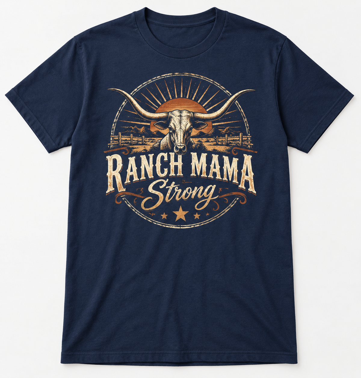 Ranch Mama Strong tee mockup